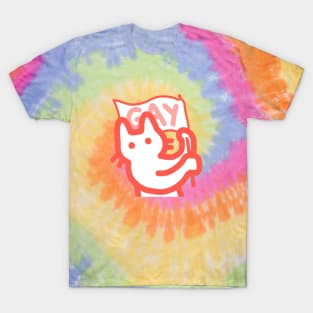 owie waving a gay flag T-Shirt